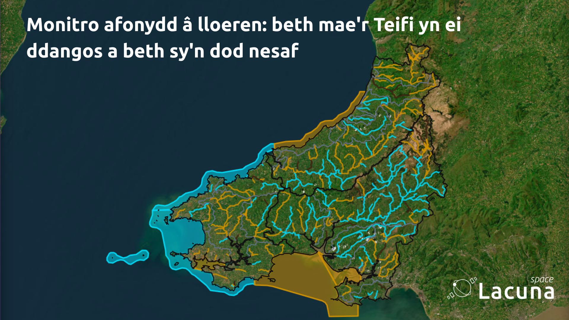 map afon Cymru